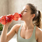 Plastic Dumbbell Shaped Water Bottle 550 ML for Fitness and Daily Hydration