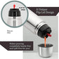 Bullet Style Stainless Steel Vacuum Insulated Water Bottle 1000 ML