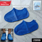 Waterproof Silicone Shoe Cover Blue Color (1 Pair Medium Size)