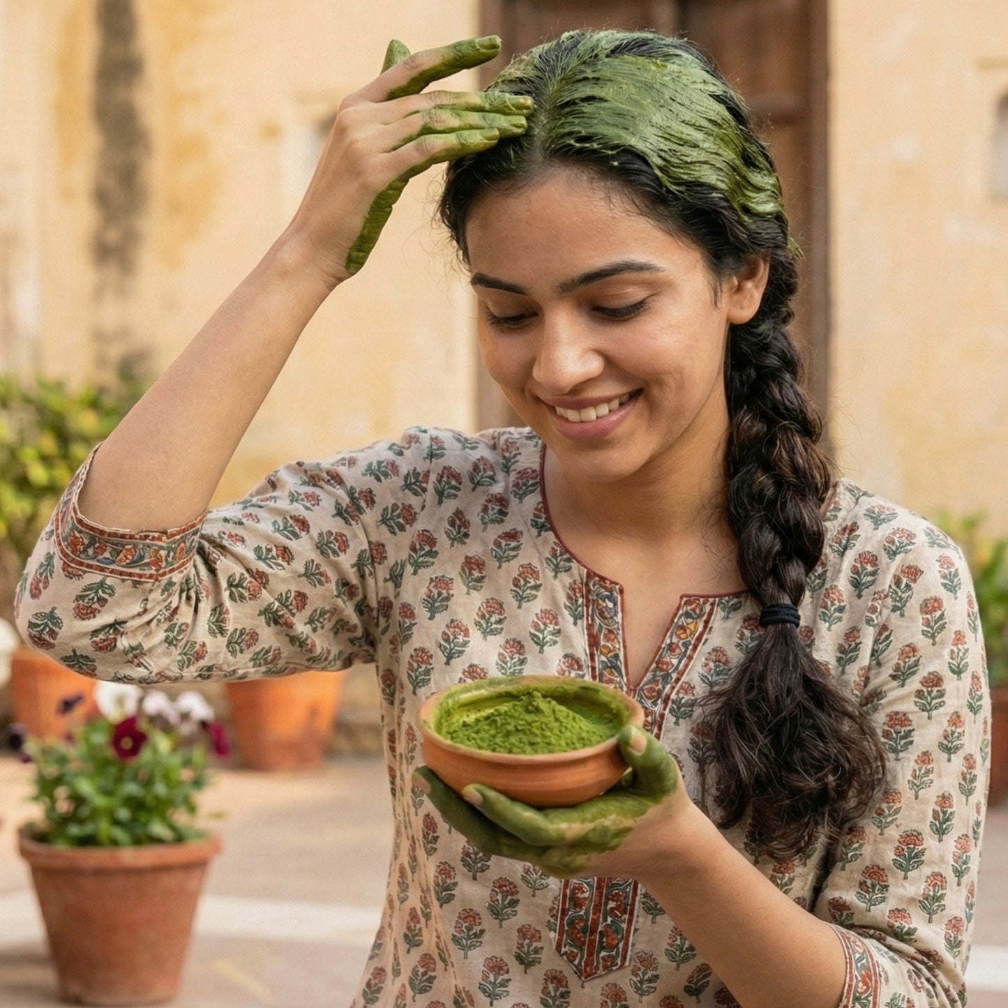 Natural Indigo Powder For Traditional Hair Care  80 Gm