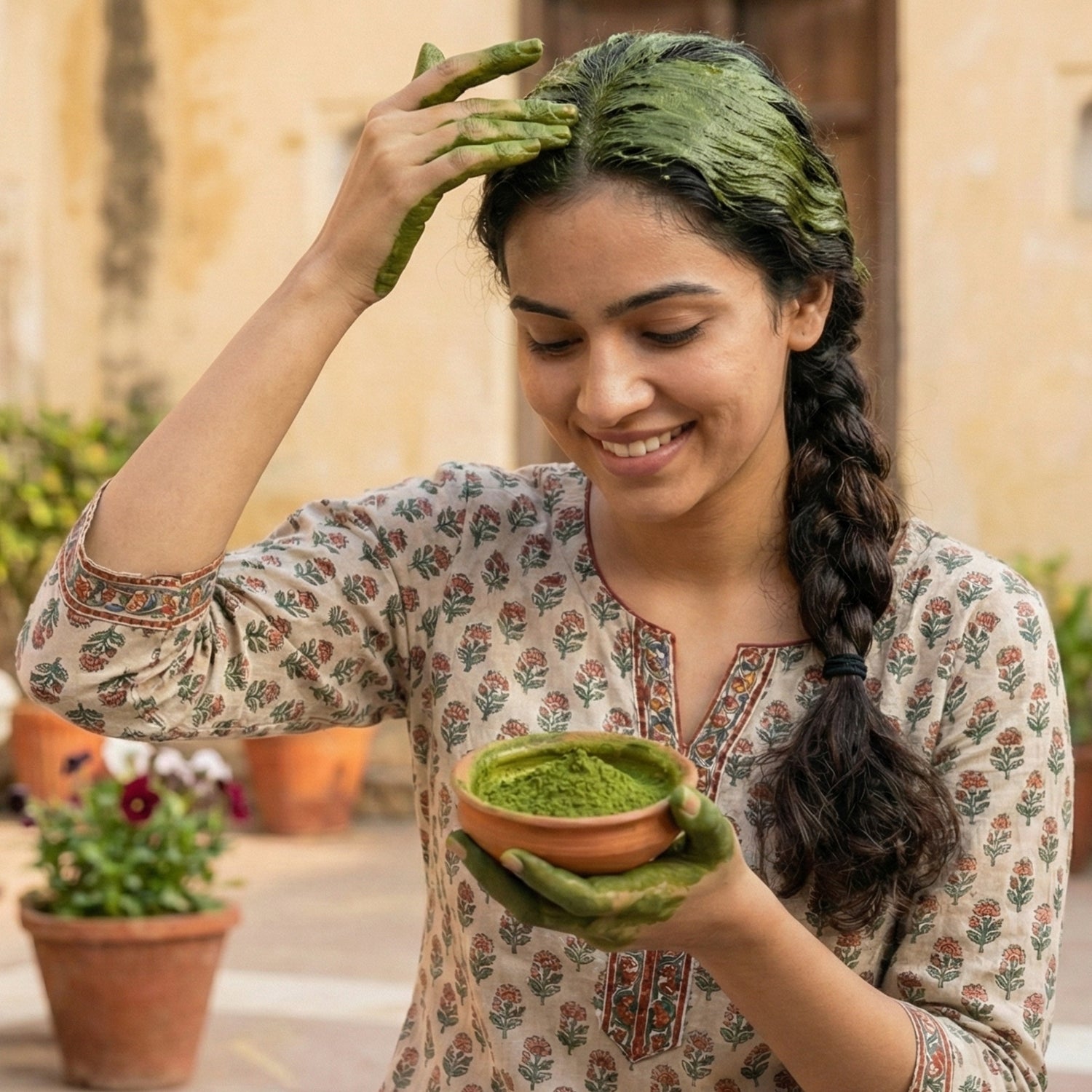 Natural Indigo Powder For Traditional Hair Care  80 Gm