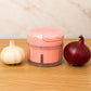 Manual Mini Food Processor Vegetable Chopper Hand Pull String Onion Chopper (1 Pc)