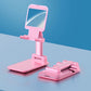 6636 Desktop Cell Phone Stand Phone Holder With Mirror Full 3-way Adjustable Phone Stand For Desk Height + Angles Perfect As Desk Organizers And Accessories.