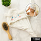 Soft Microfiber Cartoon Design Hair Drying Towel Wrap With Button Closure (1 Pc)