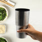 5961  Stainless Steel Vacuum Glass Insulated Glass Coffee Cups Double Walled Travel Mug Car Coffee Mug