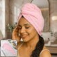 Microfiber Hair Wrap Towel Cap For Women Quick Dry Turban For Bath And Shower
