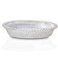 2090 Multipurpose Royal Design Oval Silver Gift Tray