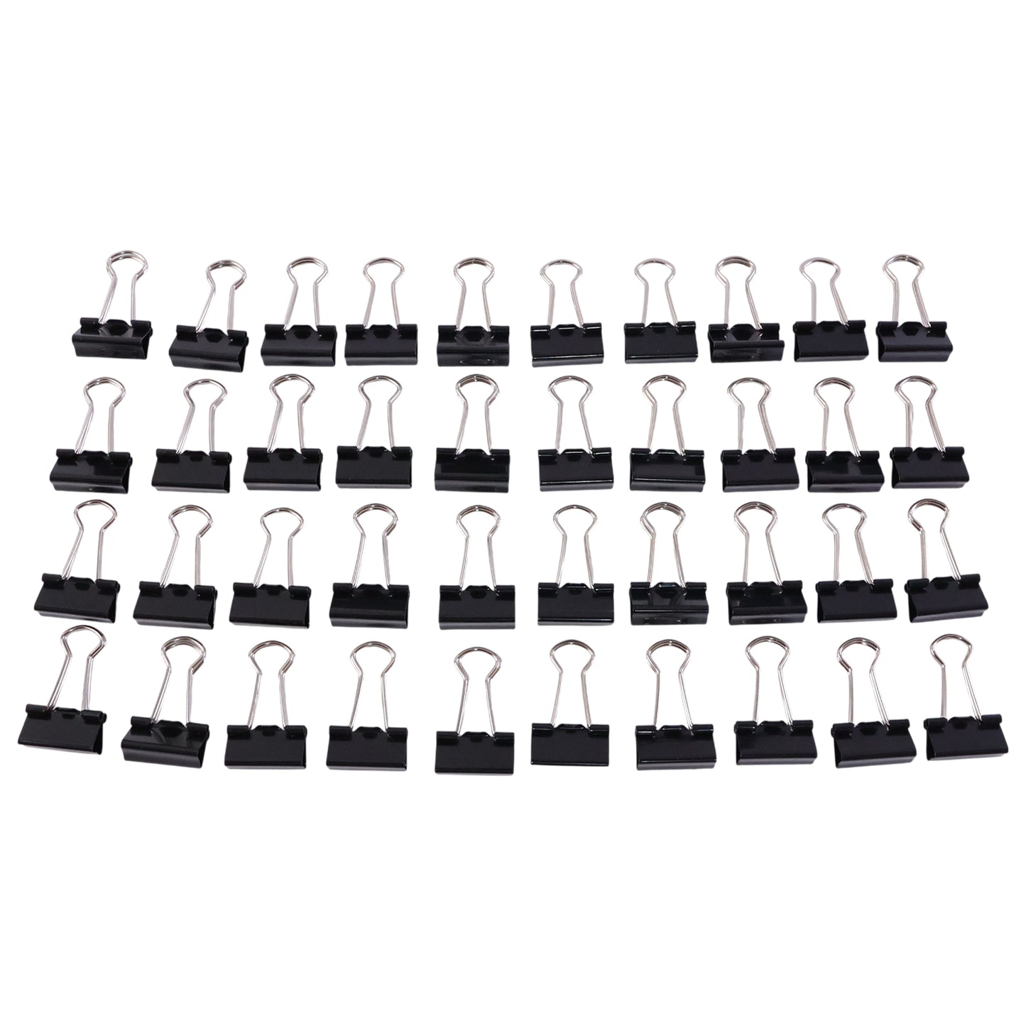 Heavy-duty Black Binder Clips Set (19 Mm 40 Pc)