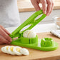 2 In 1 Egg Slicer And Wedger Stainless Steel Wire Boiled Egg Cutter (1 Pc)
