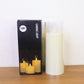 LED Flameless Candle Light with Flickering Flame Effect in Glass Cover (1 Pc)