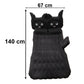 Cute Car Air Mattress Set with Black Cat Pillow for Comfortable Sleeping on the Go (1 Set)
