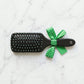 Kids Printed Hair Brush with Cute Ribbon Bow Handle Detangling Hair Comb (1 Pc)