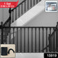 Child safety net for balcony railing