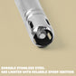 Apex Majestic Stainless Steel Gas Lighter