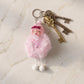 Cute Doll Plush Keychain with Soft Fur Ball (1 Pc)