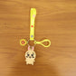Cute animal keychain accessory
