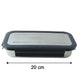Apex Flexi Stainless Steel Lunch Box Set With Container And Bowl (2 Pc)