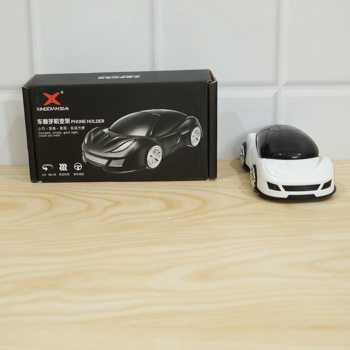 Car Shaped Dashboard Mobile Phone Holder Stand Anti Slip Sports Car (1 Pc)