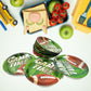 Round Plates Disposable Paper Plates  Happy Birthday Gift (10 Pcs Set  Mix Design)
