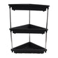 3-layer Multipurpose Plastic Corner Storage Rack