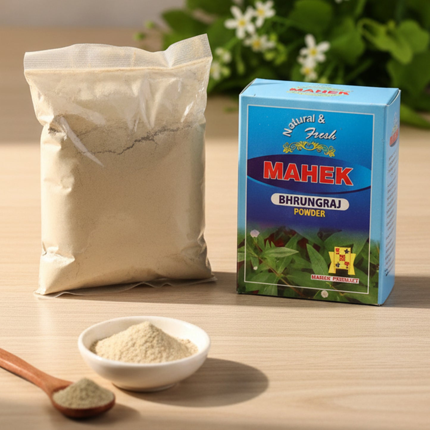 Natural Bhringraj Powder For Traditional Hair Care  80 Gm