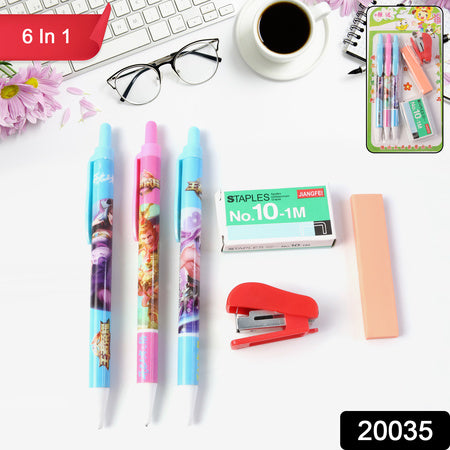 6-in-1 Stationery Set  1 Set For School Office