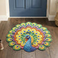 living room peacock mat