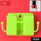 1 Pc Neon Green Wallmount Mobile Stand With Hook