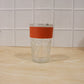Glass Drinking Tumbler With Lid Transparent Water Juice Glass For Home (1 Pc)