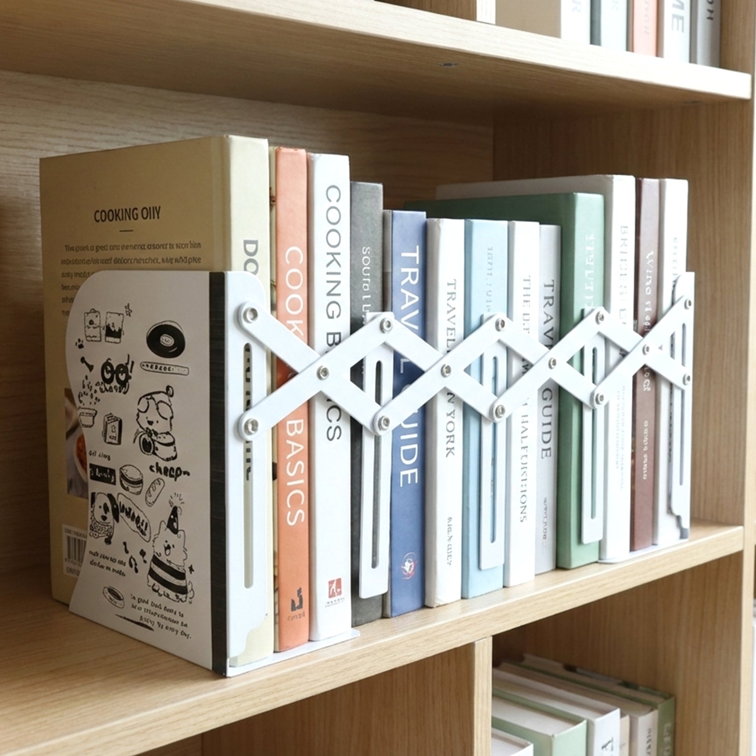 Adjustable Telescopic Iron Desk Book Stand (1 Pc)
