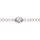 Premium Silver Ganesha Rakhi With Stones Chain Bracelet For Brother (1 Pc)