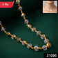 Crystal beaded necklace