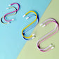 17873 S Shape Metal Hooks For Hanging Heavy Duty S Shaped Hooks For Hanging Clothes Metal Hooks For Kitchen Wardrobe Work Shop Bathroom Garden Office (6 Pcs Set)