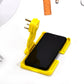 12872 Multi-purpose Wall Holder Stand For Charging Mobile Just Fit In Socket And Hang (Mix Color  1 Pc)