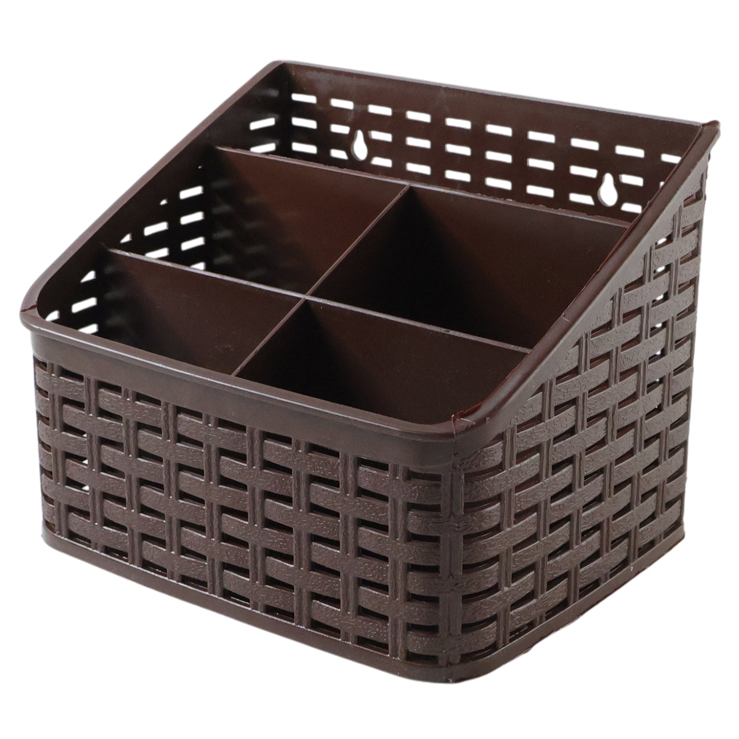 5 Compartment Multipurpose Desk Organizer Basket (1 Pc)