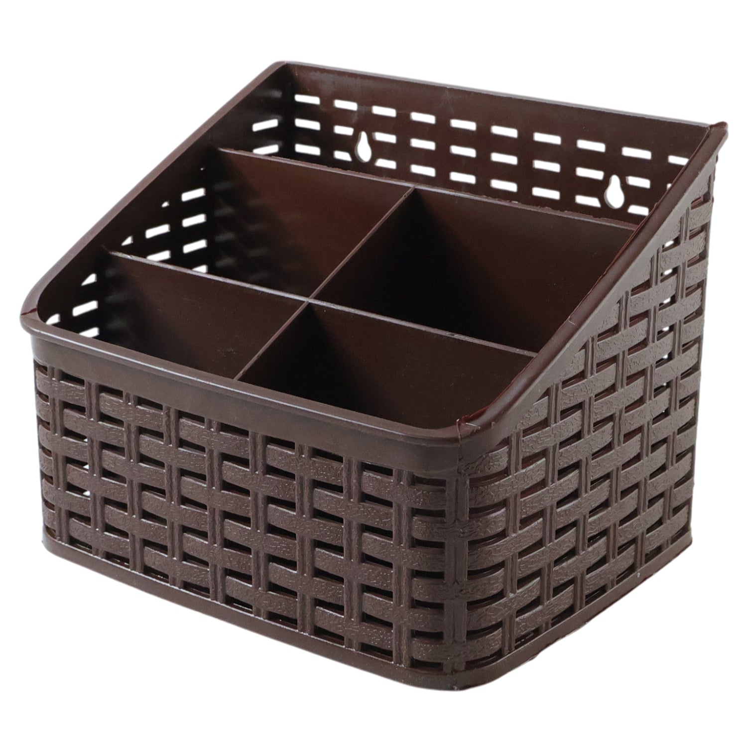 5 Compartment Multipurpose Desk Organizer Basket (1 Pc)