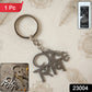 Premium Metal Shiv Design Keychain 1 Pc