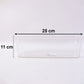 Plastic Fridge Organizer Basket  Clear Storage Solution For Kitchen