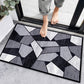 soft geometric pattern floor mat for living room