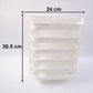 Wall Mount 6-Layer Food Storage Rack – Stackable, Space-Saving Organizer