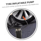 Portable High Pressure Foot Air Pump with Needle (1 Pc)