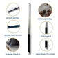  Multi-Function Collapsible Self Defense Stick - scale and size reference