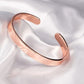 Elegant Rose Gold-plated Open Cuff Bracelet Kada (1 Pc)