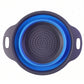 Silicone Collapsible Strainer  Space-saving Kitchen Tool For Easy Draining
