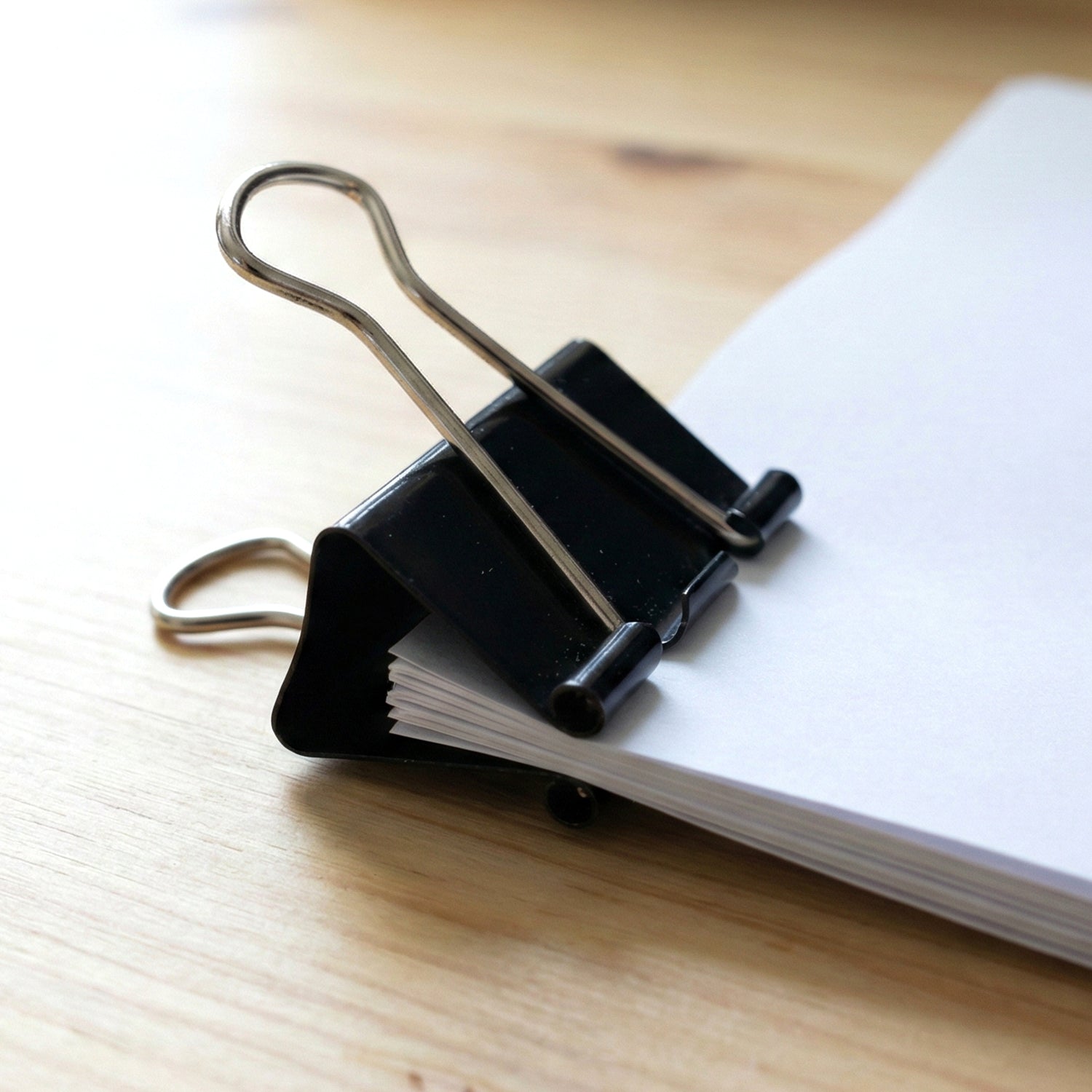 Heavy-duty Black Binder Clips Set (19 Mm 40 Pc)