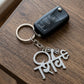 Premium Metal Shiv Design Keychain 1 Pc