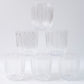 Premium Transparent Glass Tumbler Set (256ml  6 Pc)