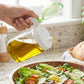 premium glass oil bottle