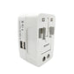 12671 All-in-one Universal Worldwide Travelling Ac Adaptor Plug (Au  Uk  Us  Eu) International Power Charger Electric Usb Power Plug Socket Adapter Converter (1 Pc)
