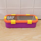 Stainless Steel Leak-proof Lunch Box With 2 Compartments With Spoon  Fork